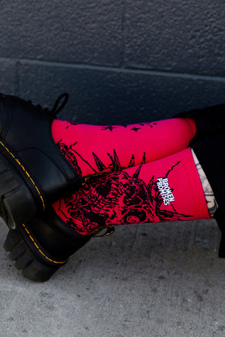 Skullbreaker Socks Pink