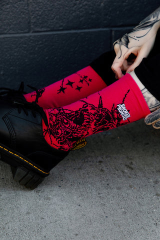 Skullbreaker Socks Pink