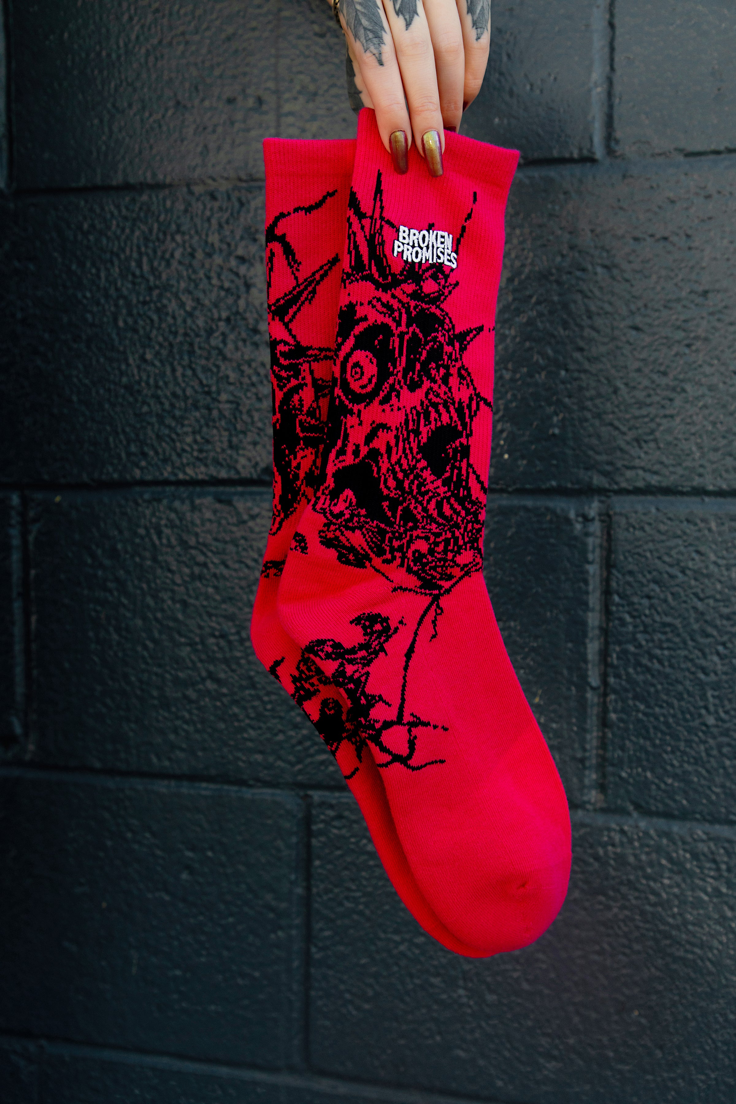 Skullbreaker Socks Pink