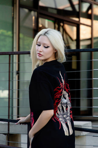 Smoken Reaper Foil Tee Black