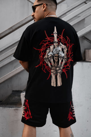 Smoken Reaper Foil Tee Black
