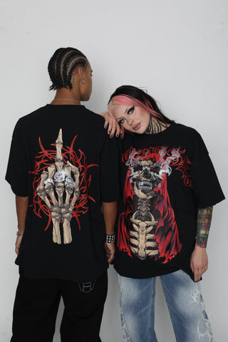 Smoken Reaper Foil Tee Black