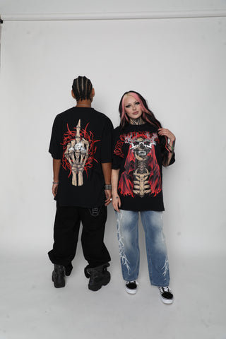 Smoken Reaper Foil Tee Black