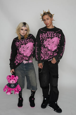 Stiletto Overdyed LS Tee
