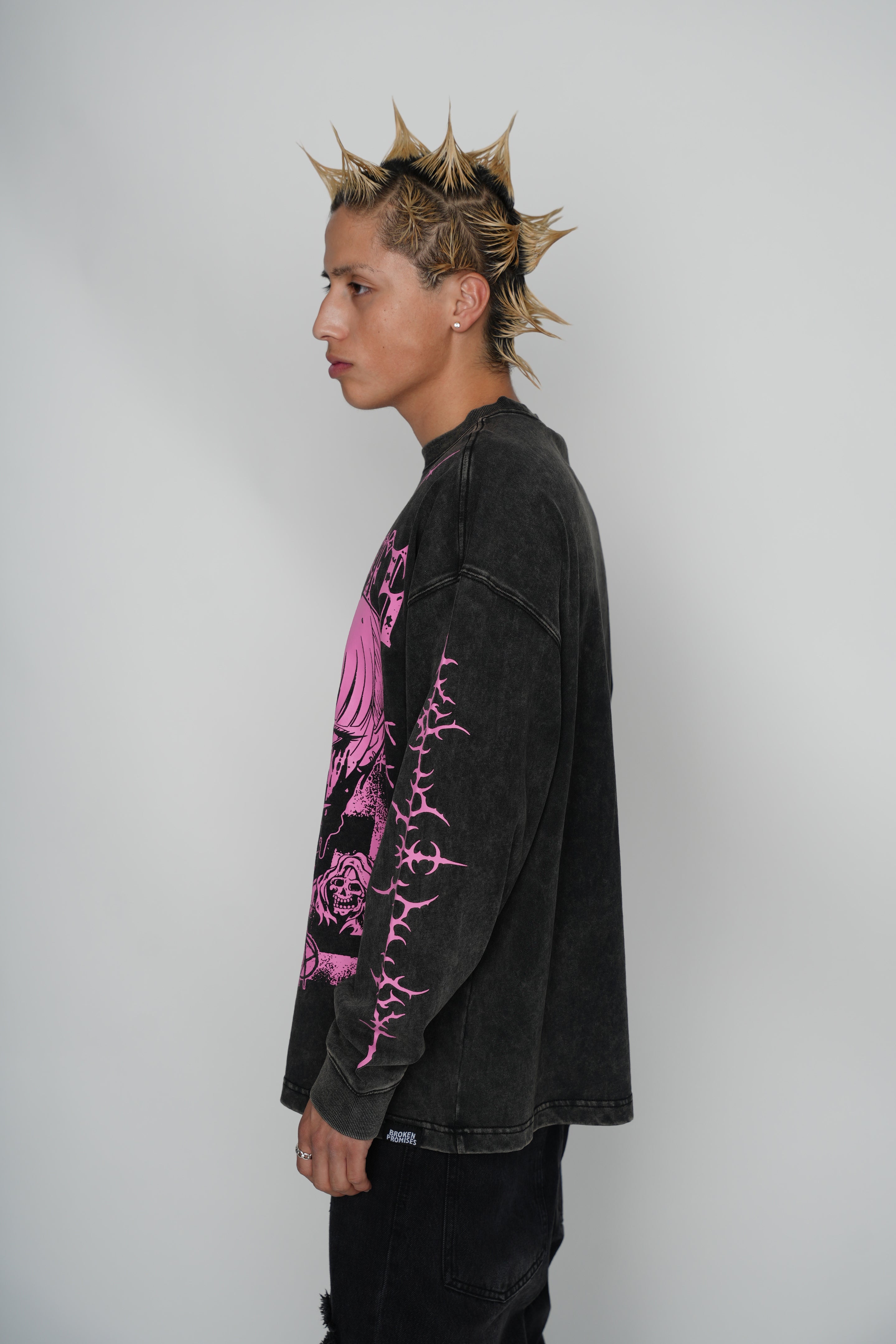 Stiletto Overdyed LS Tee
