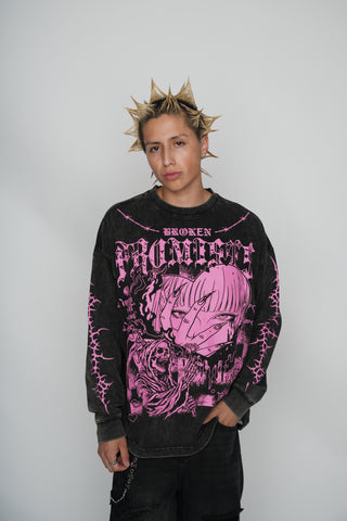 Stiletto Overdyed LS Tee