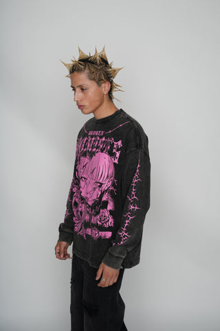 Stiletto Overdyed LS Tee