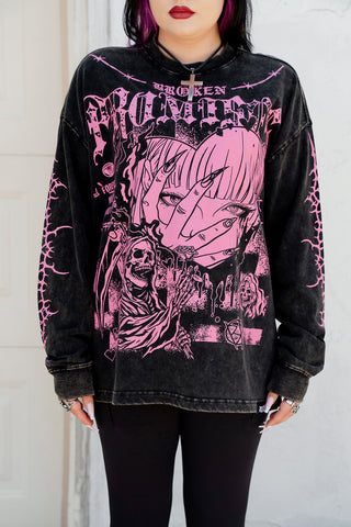 Stiletto Overdyed LS Tee