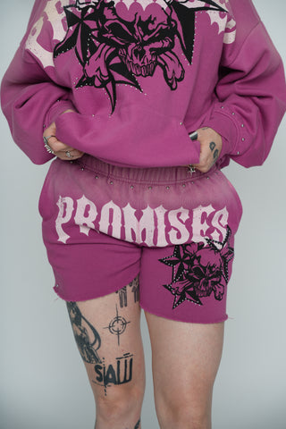 Subculture Studded Fleece Short