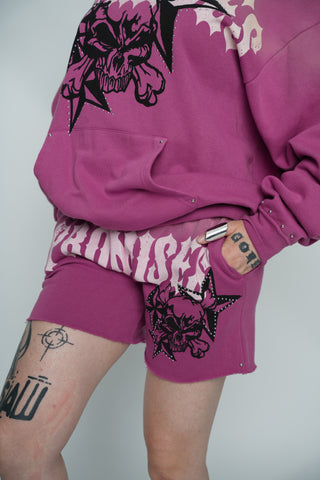 Subculture Studded Fleece Short