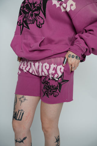 Subculture Studded Fleece Short