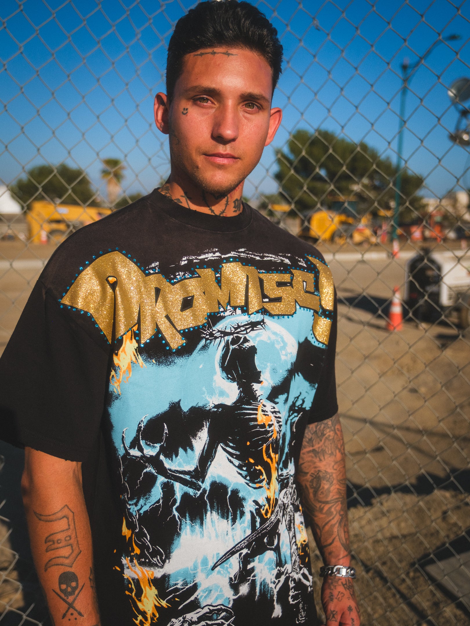 Surrender Rhinestone Tee