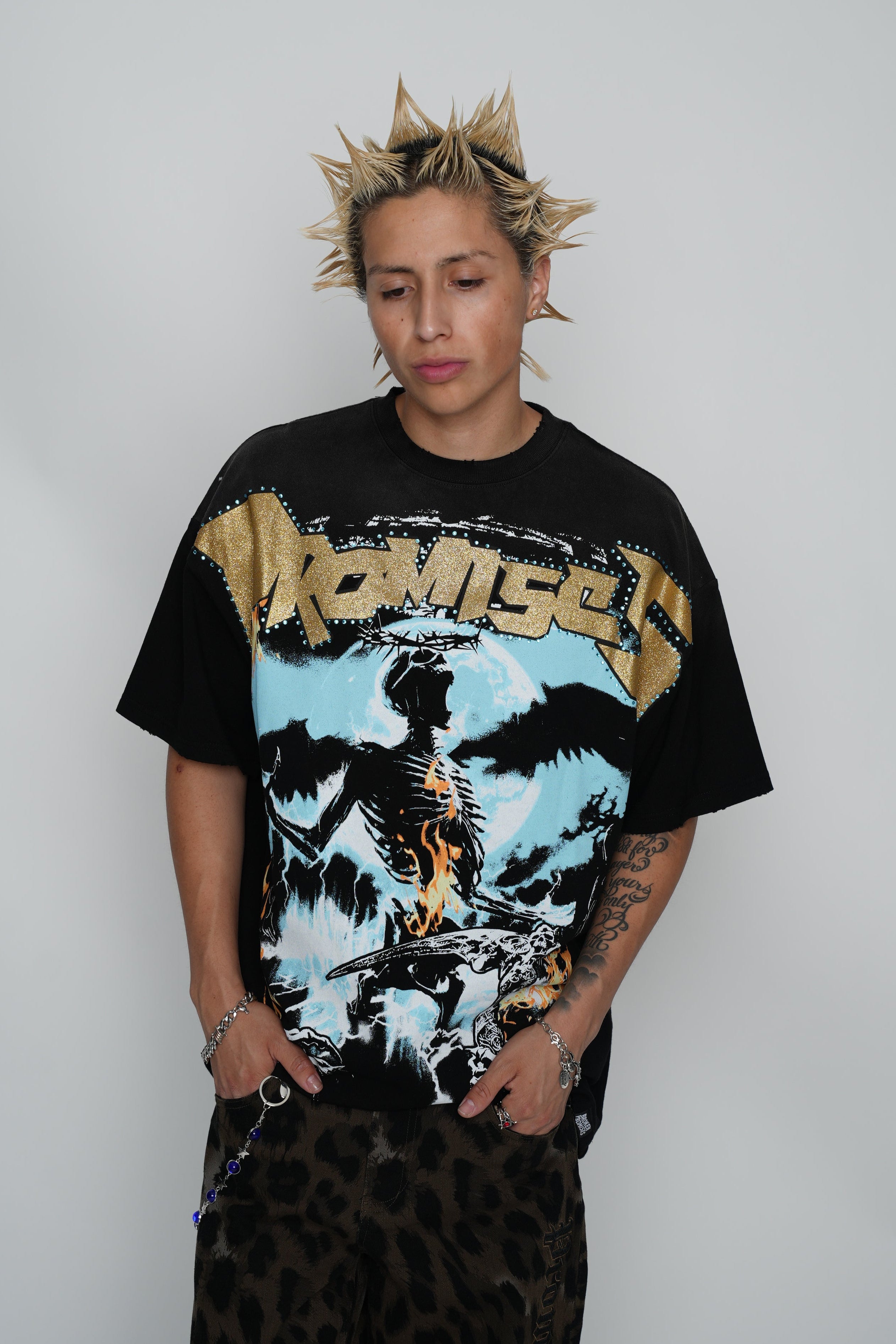Surrender Rhinestone Tee