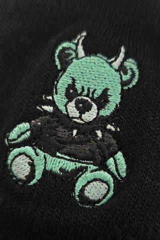 Terror Teddy Ruffle Sock