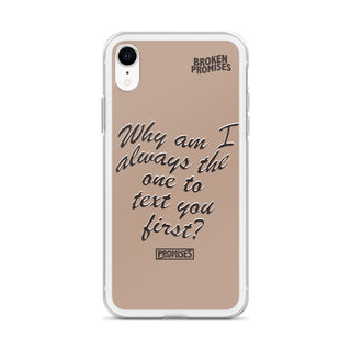 Text First iPhone Case