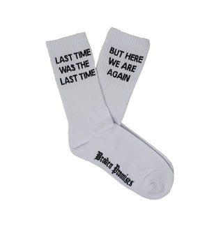 The Last Time Sock - White