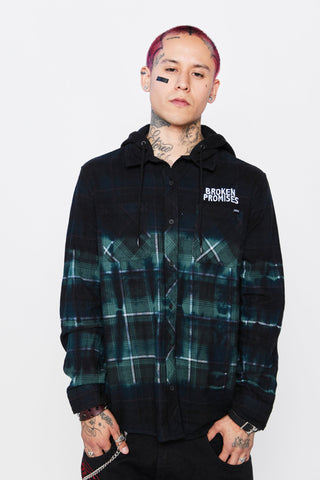 Thomas Overdyed Green Flannel