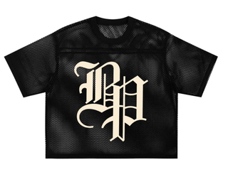 Tradition See-through Boxy Net T-shirt