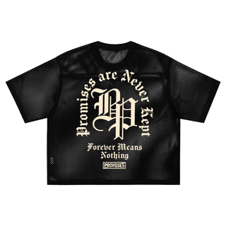 Tradition See-through Boxy Net T-shirt