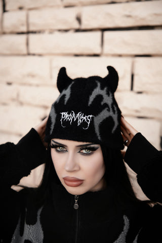 Tribalmetal Horn Beanie