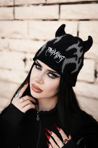 Tribalmetal Horn Beanie