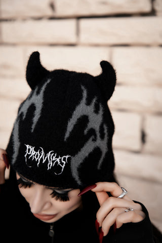Tribalmetal Horn Beanie