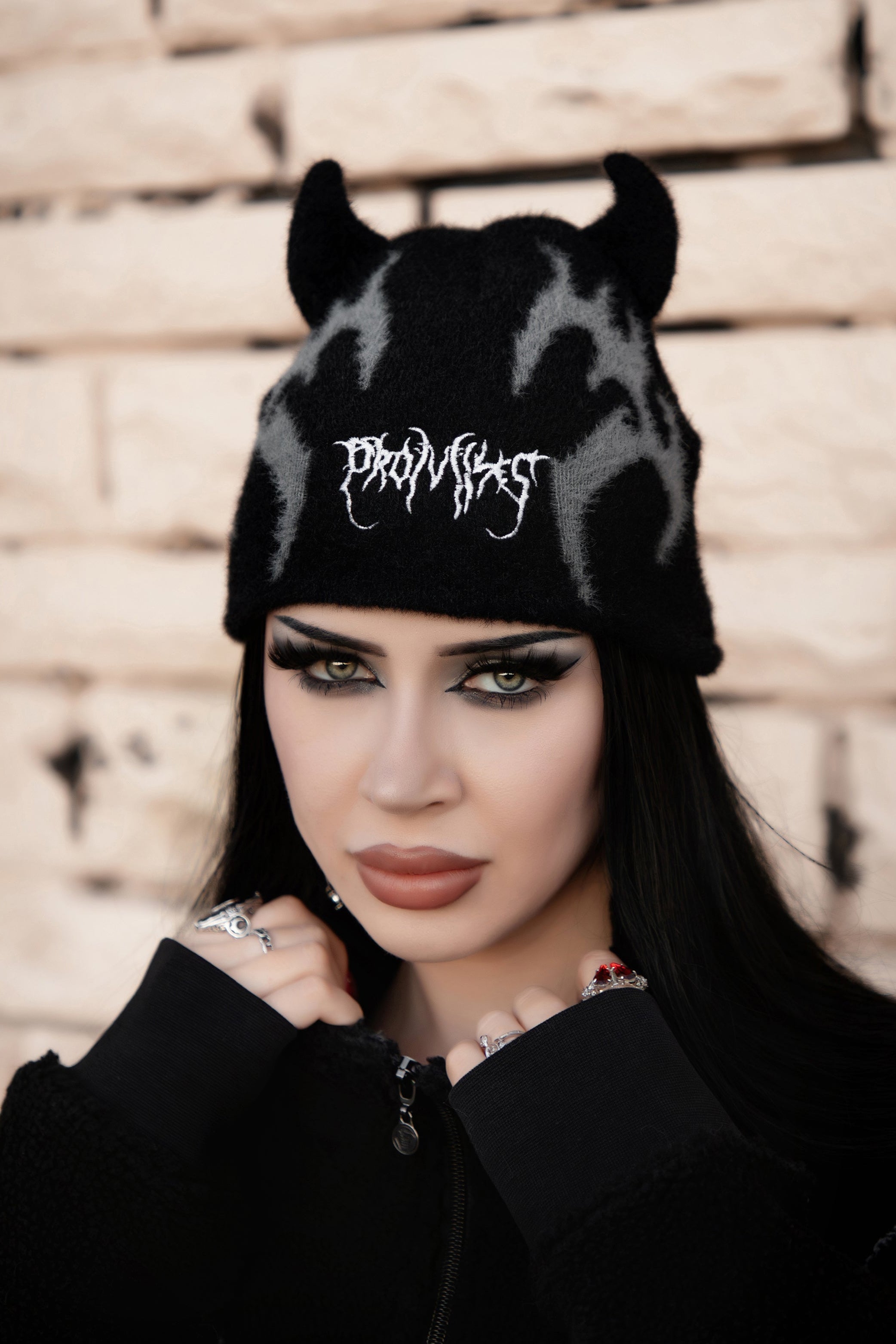 Tribalmetal Horn Beanie