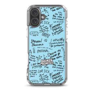 Triple Text iPhone Case