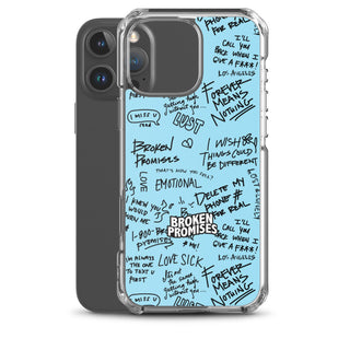 Triple Text iPhone Case