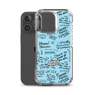 Triple Text iPhone Case