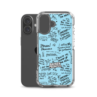 Triple Text iPhone Case