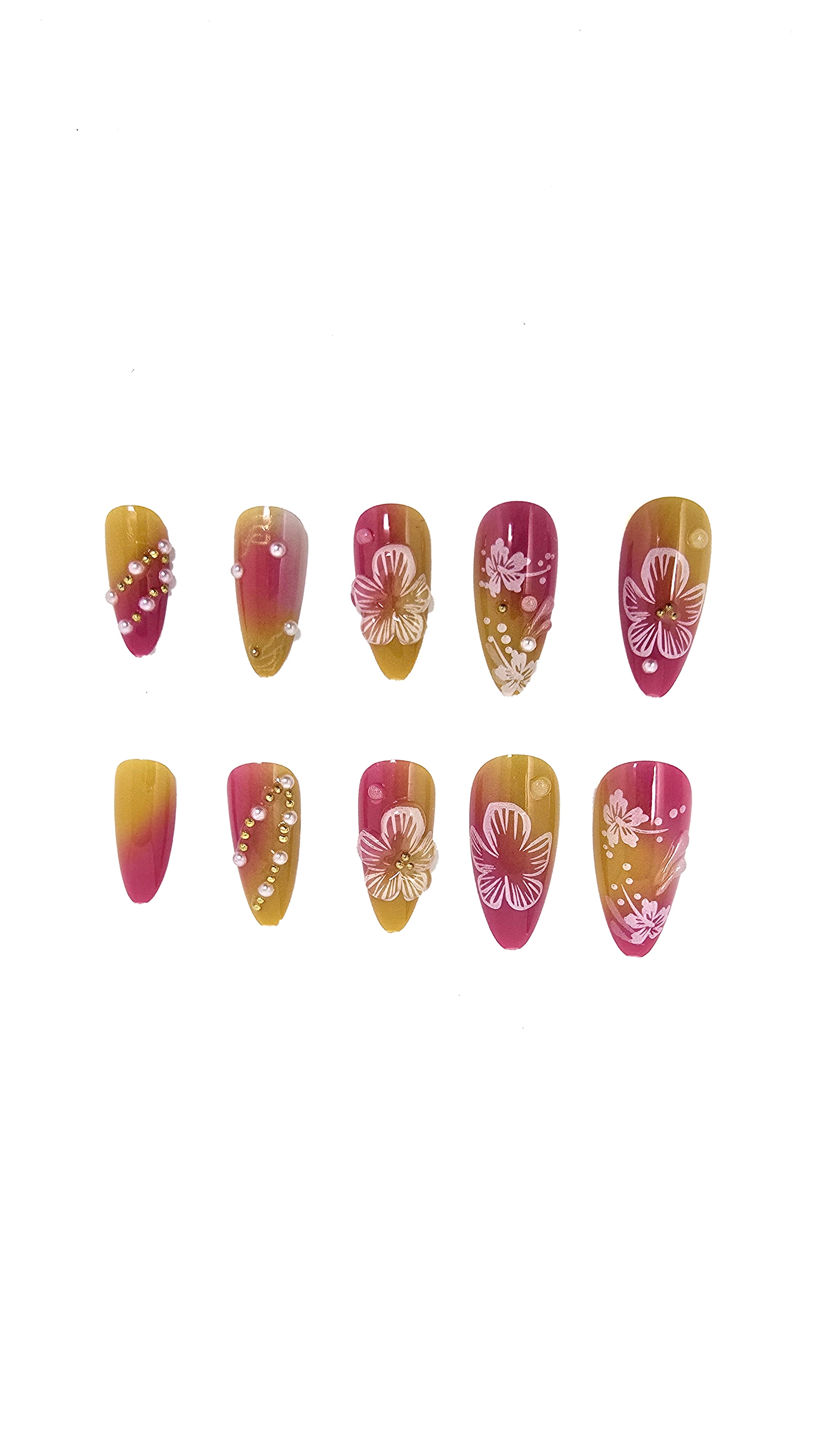 Tropical Press-on Nails
