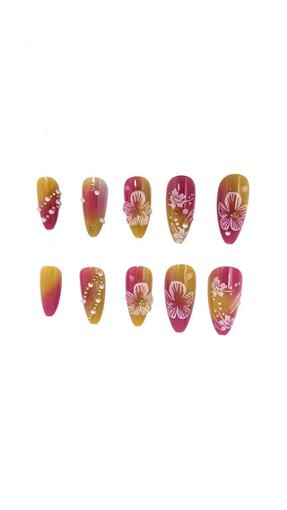 Tropical Press-on Nails