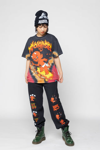 Two Moods Sweatpants Blk - BP x Hot Stuff