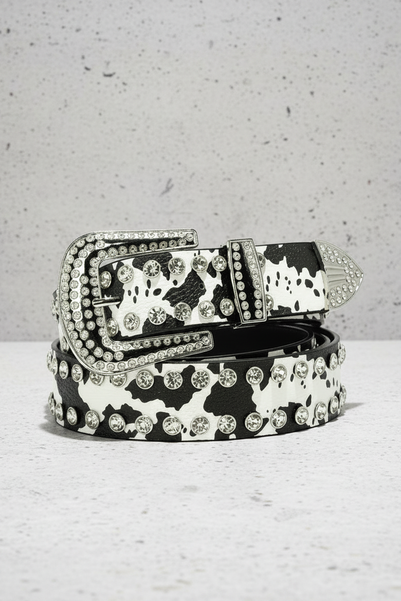 Udder Desire Rhinestone Belt