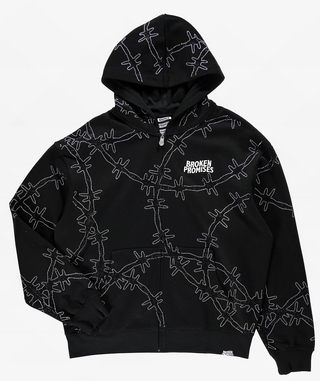 Ultrawire Rhinestone Zip Hoodie