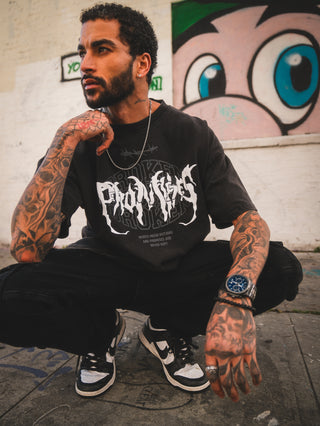 Underworld Washed Tee Black