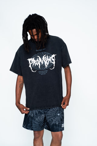 Underworld Washed Tee Black