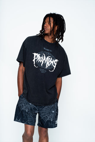 Underworld Washed Tee Black