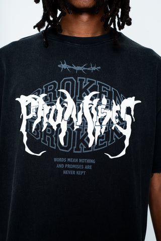 Underworld Washed Tee Black