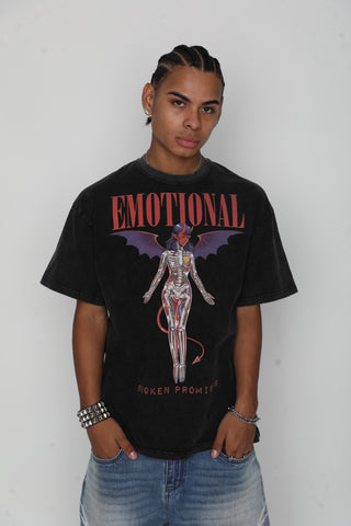 Vitals Washed Printed Tee