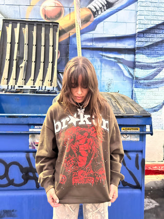 Wasted Love Hoodie Brown