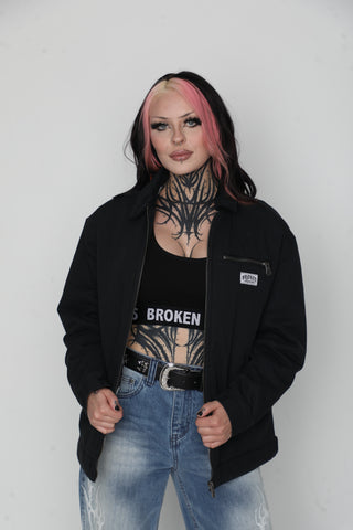 Wasted Love Work Jacket Black