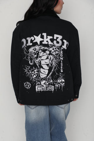 Wasted Love Work Jacket Black