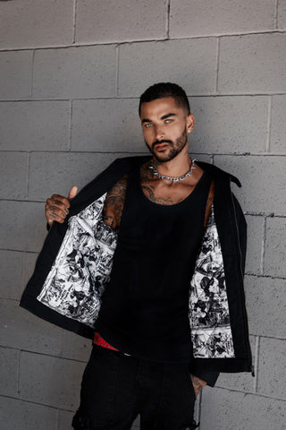 Wasted Love Work Jacket Black