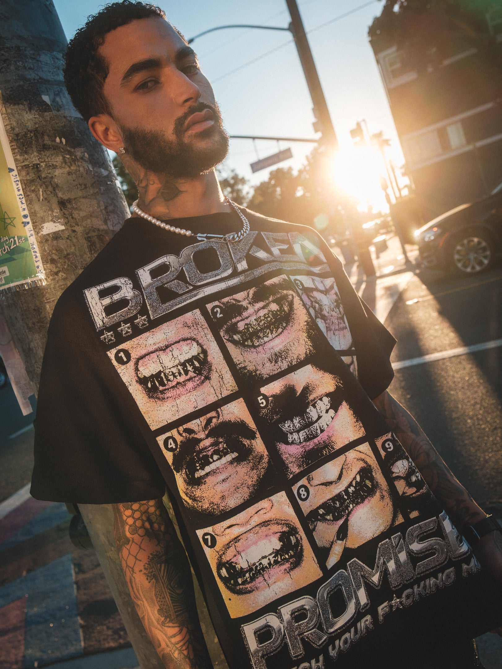 Watch Your Mouth Tee Black