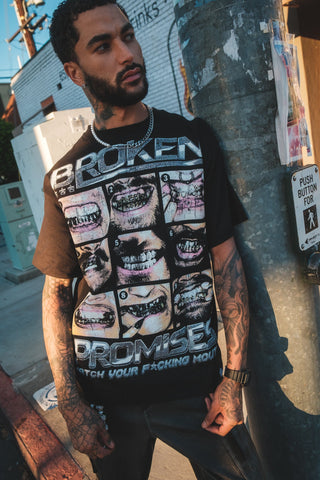 Watch Your Mouth Tee Black