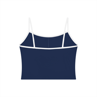 Wave Logo Contrast Binding Yoga Tank