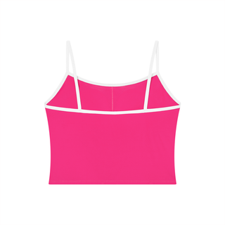 Wave Logo Contrast Binding Yoga Tank