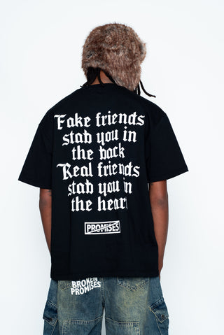 We Ain't Homies Heavyweight Tee Black